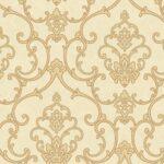 Classical ornament wallpaper Light Gold Code 6806-3