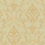 Classical ornament wallpaper Gold beige Code 6806-4