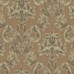 Damask rich ornament wallpaper Fawn Brown Code 6808-4