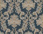 Damask rich ornament wallpaper Blue Brown Code 6808-5