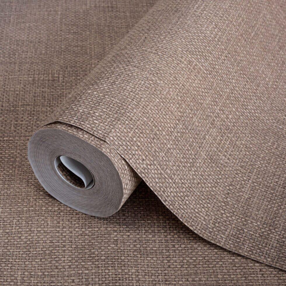 Rough linen cloth texture wallpaper Brown Code 7801-6