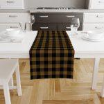 Code TR114 - Table Runner Collection Black, Yellow