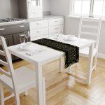 Code TR101 - Table Runner Collection Black
