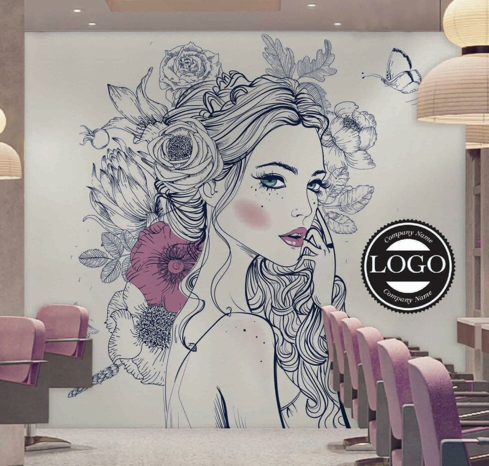 Code B101 - Beauty Center Mural Wallpaper