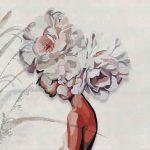Beauty Center, VINYL FABRIC TEXTILE Wall Mural in Different Texture, Code B109. It is produced as ONE PIECE WITHOUT JOINT.