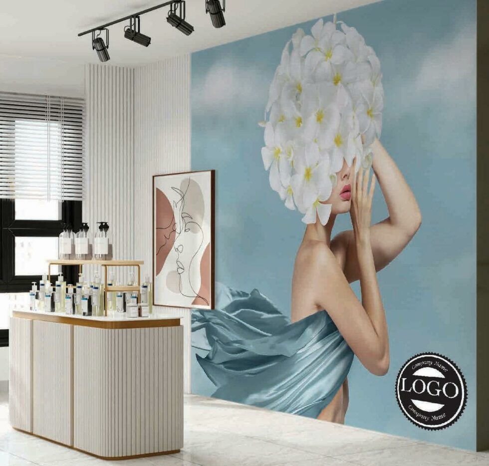 Code B112 - Beauty Center Mural Wallpaper