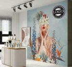 Beauty Center MURAL WALLPAPER, Available in Various Paper Texture, Code B113. 105 CM WIDE ROLL PANELS. - Image 2