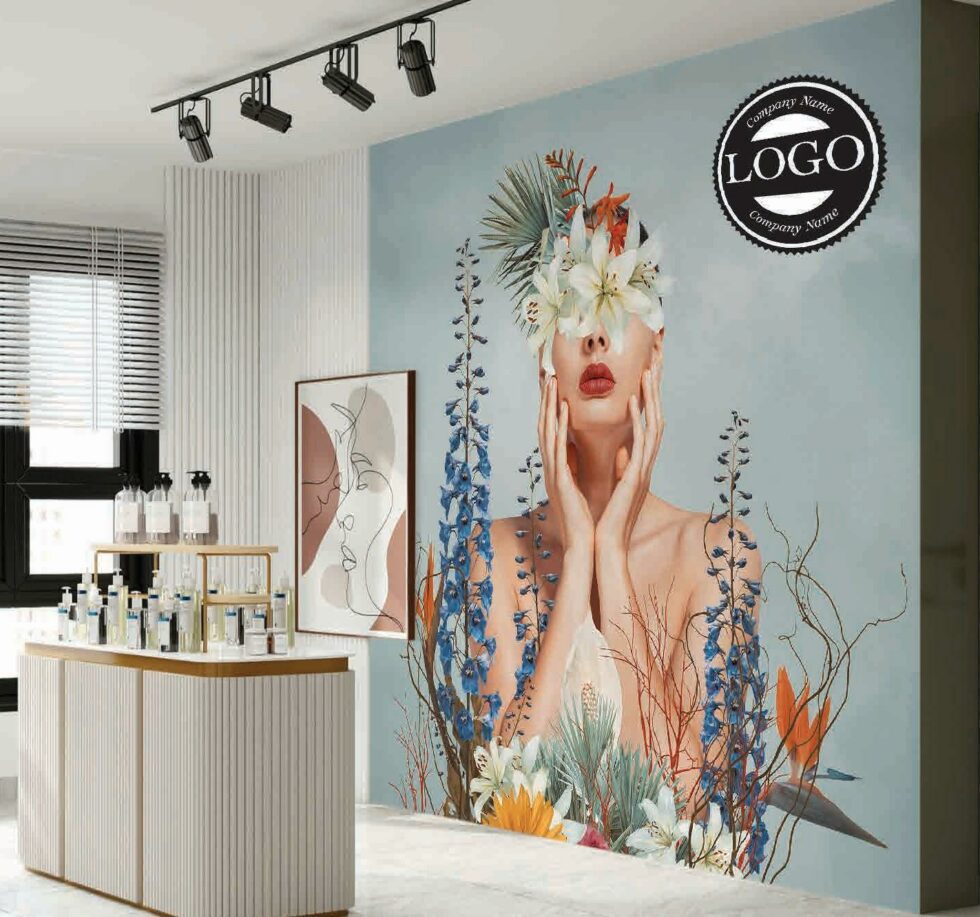 Code B113 - Beauty Center Mural Wallpaper