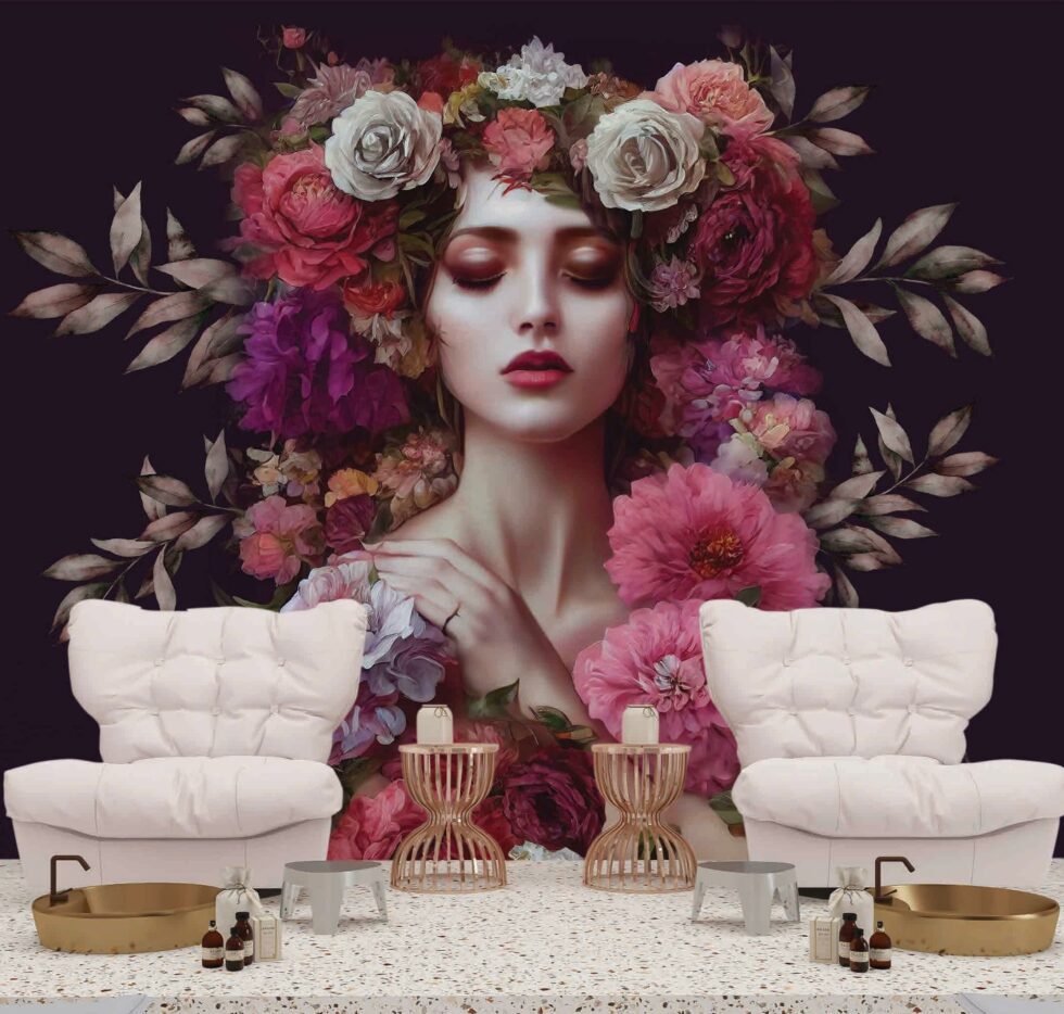 Code B119 - Beauty Center Mural Wallpaper