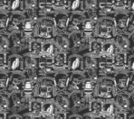 Code B142 - Barber Shop Mural Wallpaper - Image 2