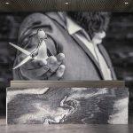 Barber Shop MURAL WALLPAPER, Available in Various Paper Texture, Code B158. 105 CM WIDE ROLL PANELS.