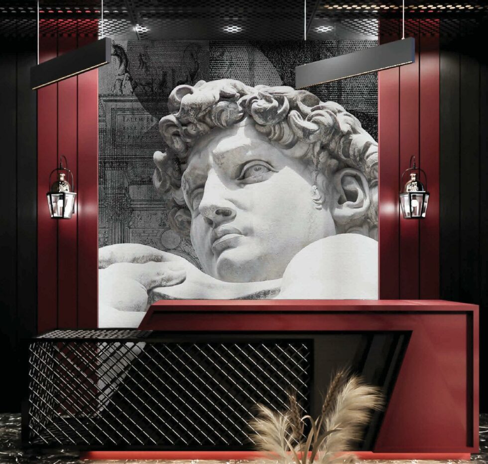 Code B161 - Barber Shop Mural Wallpaper