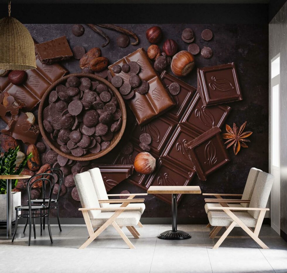 Code C114 - Coffee Bar Mural Wallpaper