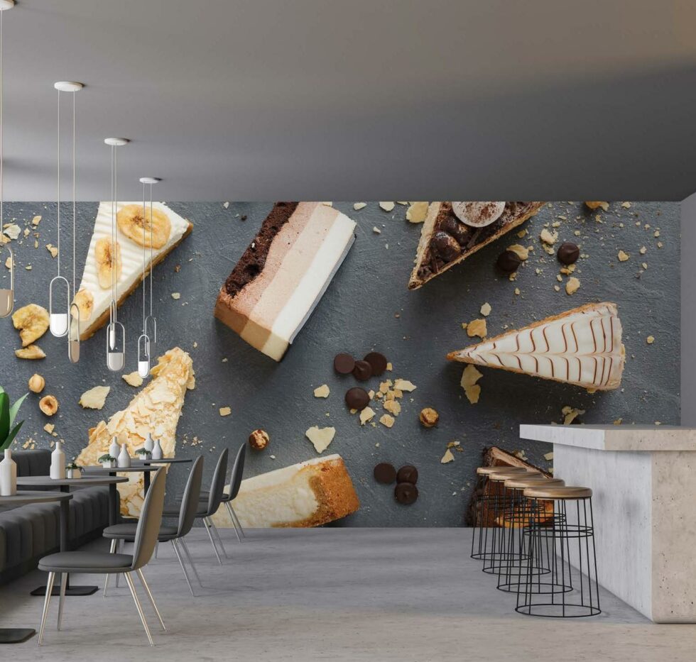 Code C123 - Coffee Bar & Bakery Mural Wallpaper