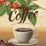 Coffee Bar, VINYL FABRIC TEXTILE Wall Mural in Different Texture, Code C124. It is produced as ONE PIECE WITHOUT JOINT.