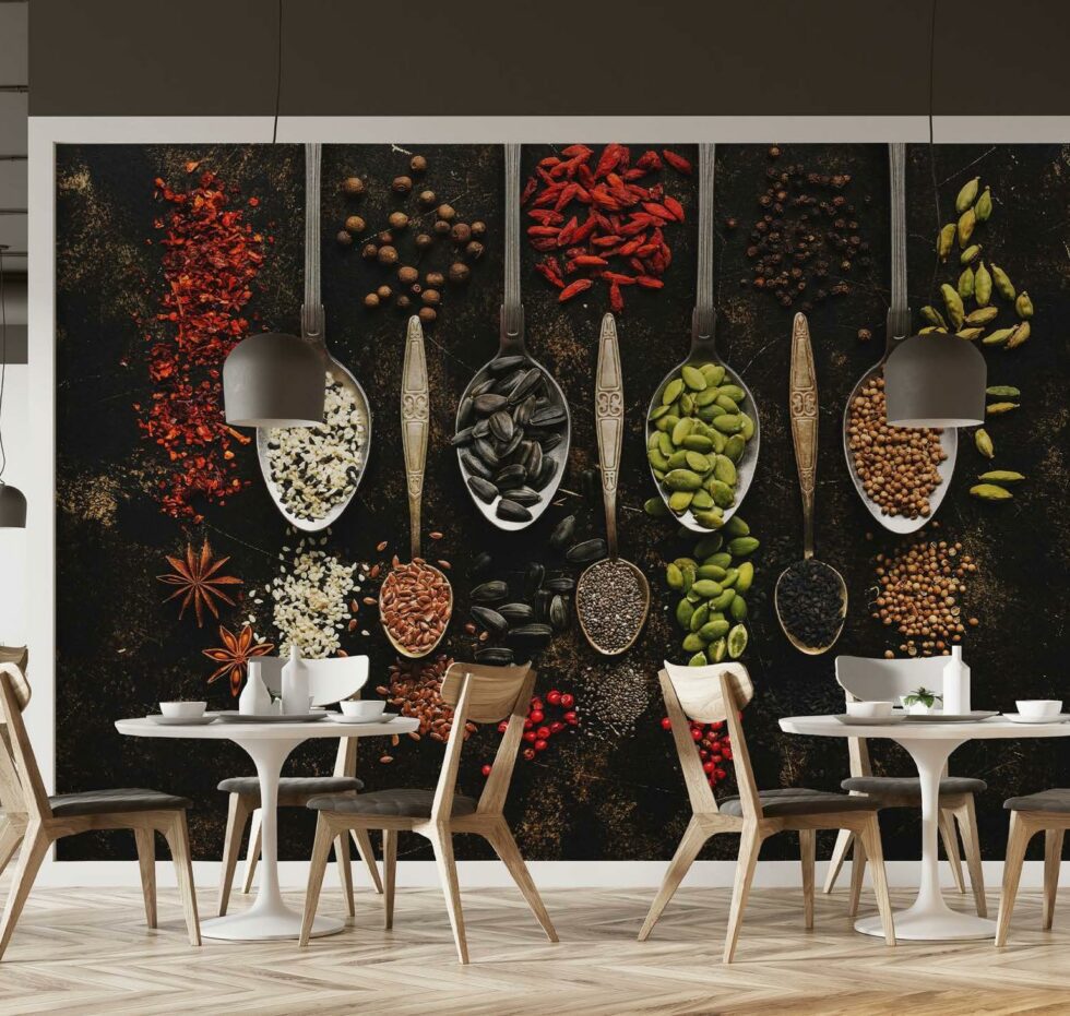 Code C125 - Coffee Bar Mural Wallpaper