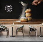 Coffee Bar & Bakery MURAL WALLPAPER, Available in Various Paper Texture, Code C127. 105 CM WIDE ROLL PANELS. - Image 2