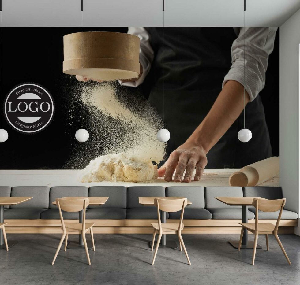 Code C130 - Coffee Bar & Bakery Mural Wallpaper