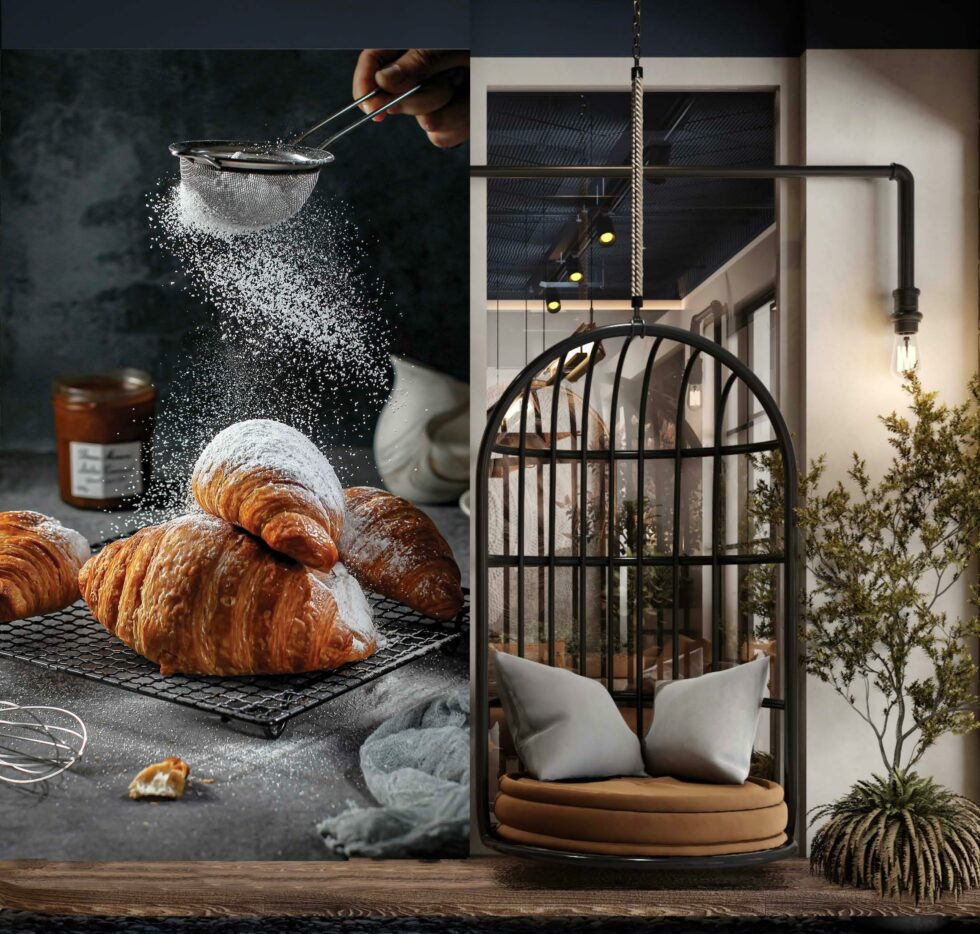 Code C140 - Bakery Mural Wallpaper