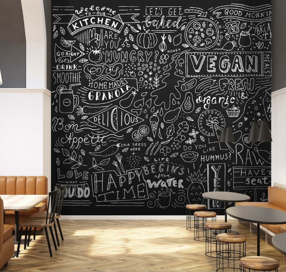 Code C147 - Coffee Bar Mural Wallpaper