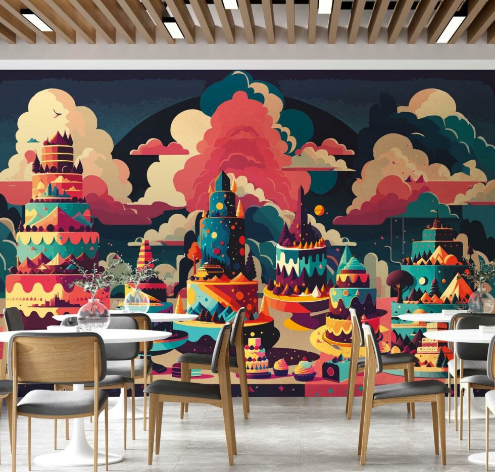 Code C149 - Coffee Bar Mural Wallpaper