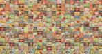 Coffee Bar MURAL WALLPAPER, Available in Various Paper Texture, Code C153. 105 CM WIDE ROLL PANELS.