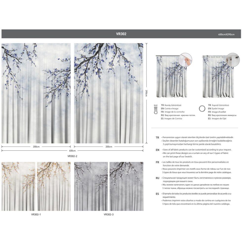 AdaHome Eyelet Curtains Collection Available in a Variety of Martials and Multicoloured - Code P302 - Image 5