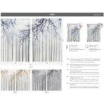 AdaHome Eyelet Curtains Collection Available in a Variety of Martials and Multicoloured - Code P302 - Image 5
