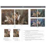 AdaHome Eyelet Curtains Collection Available in a Variety of Martials and Multicoloured - Code P316 - Image 5