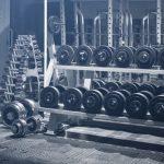 Fitness Center, VINYL FABRIC TEXTILE Wall Mural in Different Texture, Code G104. It is produced as ONE PIECE WITHOUT JOINT.