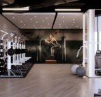 Fitness Center MURAL WALLPAPER, Available in Various Paper Texture, Code G112. 105 CM WIDE ROLL PANELS. - Image 2