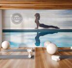 Fitness Center MURAL WALLPAPER, Available in Various Paper Texture, Code G122. 105 CM WIDE ROLL PANELS. - Image 2