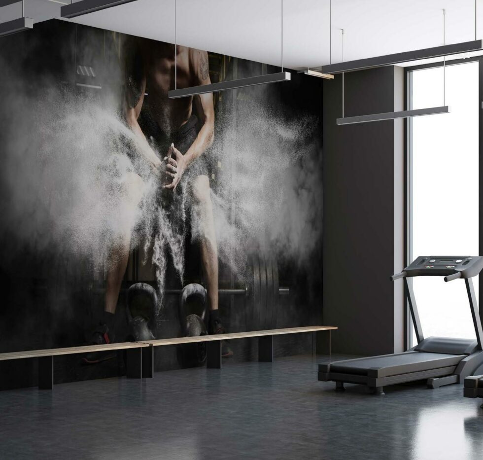 Code G140 - Fitness Center Mural Wallpaper