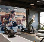 Fitness Center MURAL WALLPAPER, Available in Various Paper Texture, Code G147. 105 CM WIDE ROLL PANELS. - Image 2