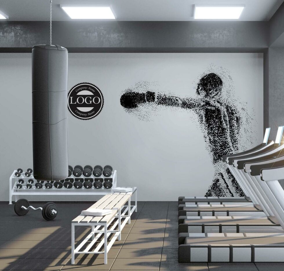 Code G149 - Fitness Center Mural Wallpaper