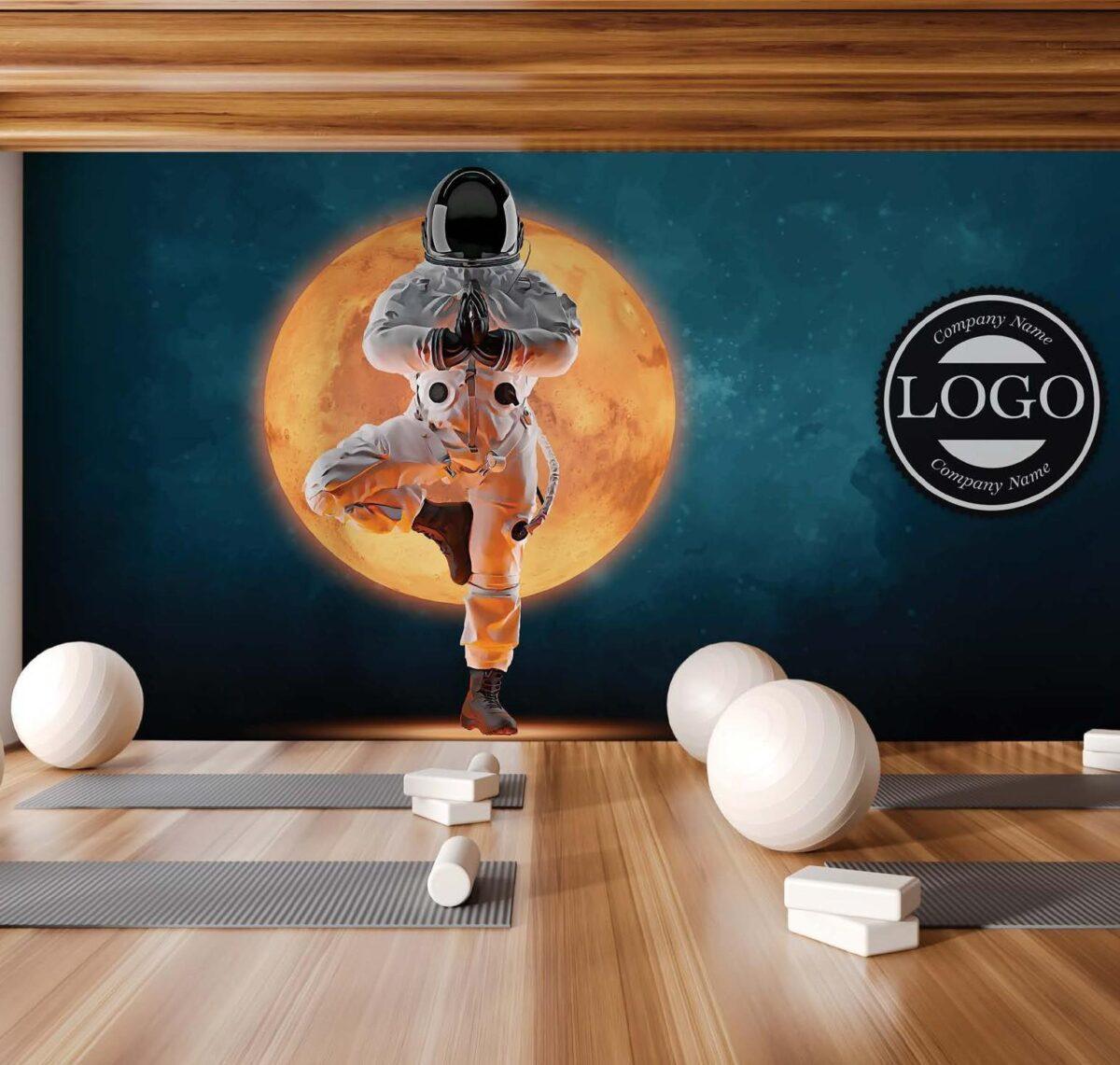 Fitness Center MURAL WALLPAPER, Available in Various Paper Texture, Code G153. 105 CM WIDE ROLL PANELS. - Image 2