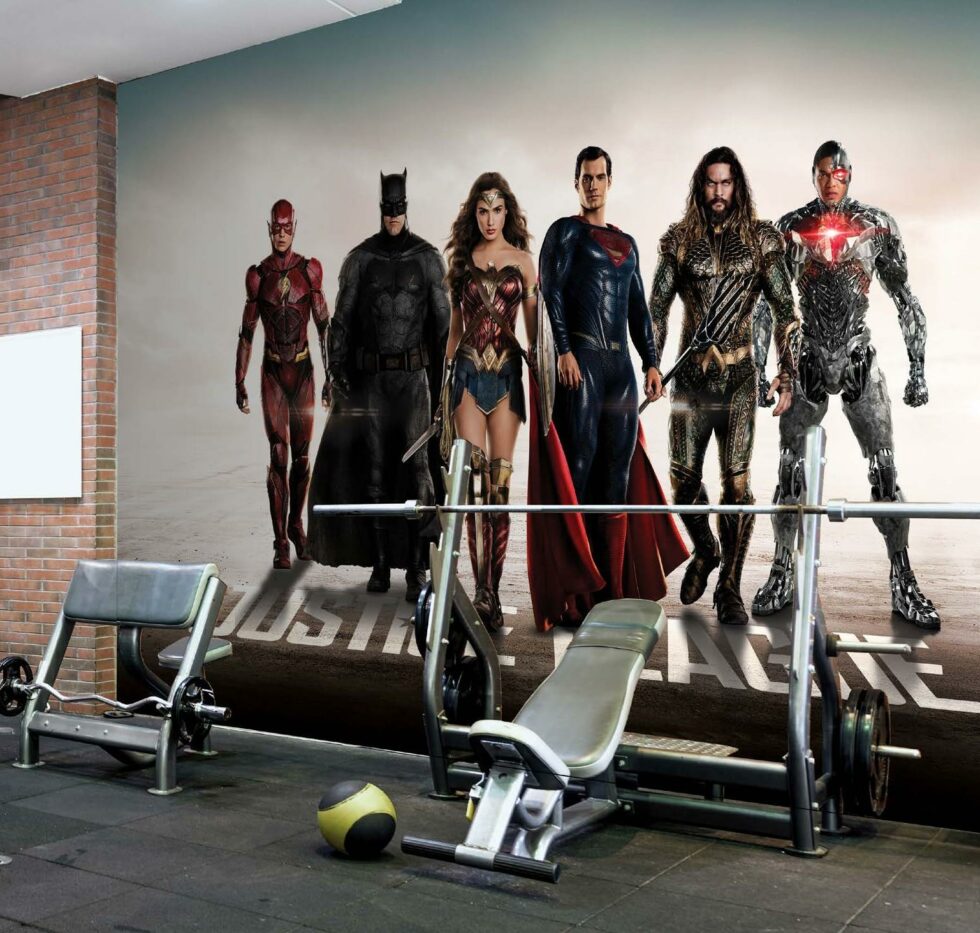 Code G154 - Fitness Center Mural Wallpaper