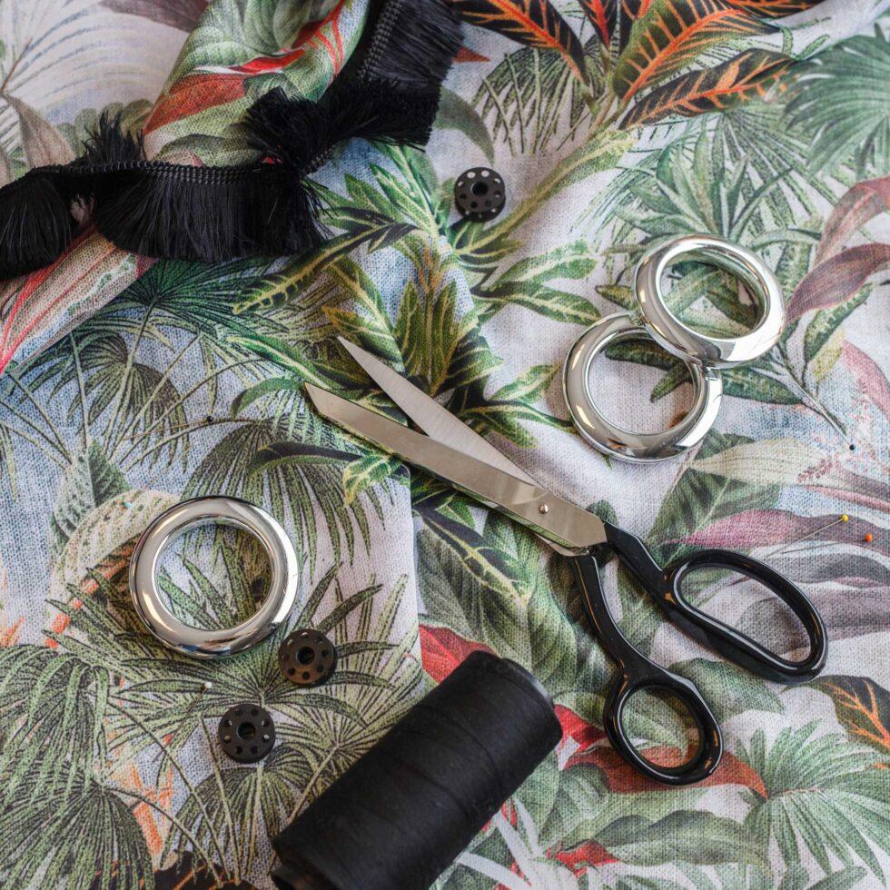 AdaHome Eyelet Curtains Collection Available in a Variety of Martials and Multicoloured - Code P201 - Image 5