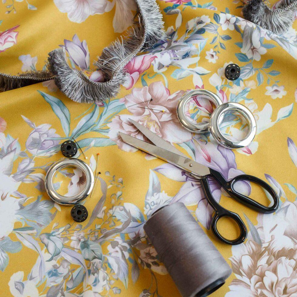 AdaHome Eyelet Curtains Collection Available in a Variety of Martials and Multicoloured - Code P203 - Image 4