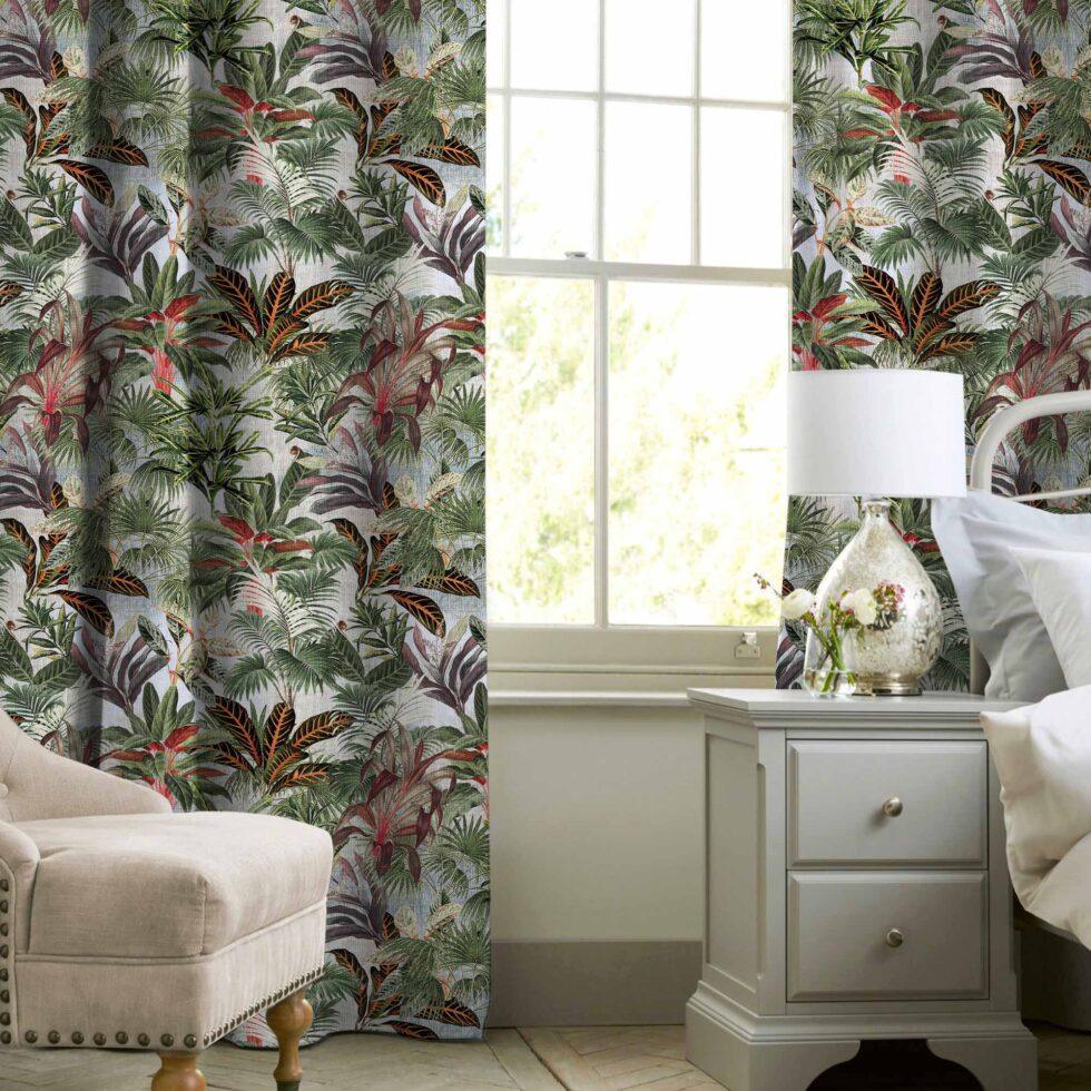 AdaHome Eyelet Curtains Collection Available in a Variety of Martials and Multicoloured - Code P201