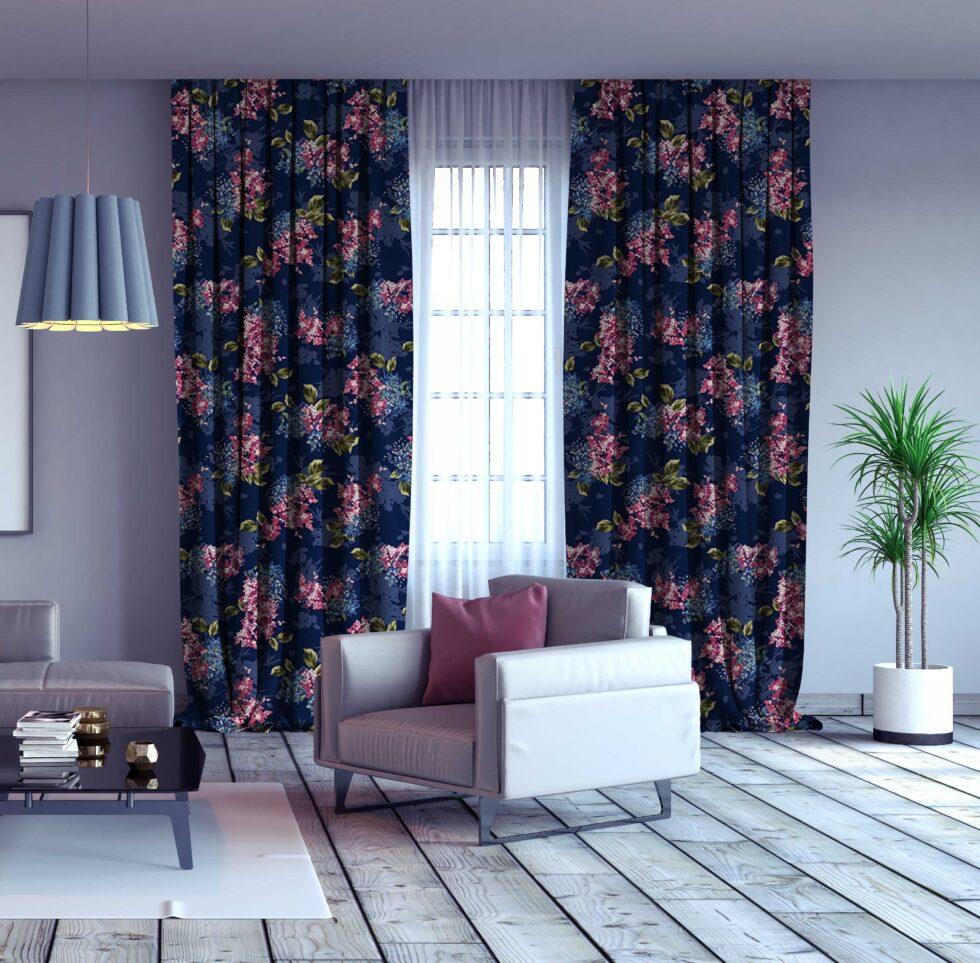 AdaHome Eyelet Curtains Collection Available in a Variety of Martials and Multicoloured - Code P204 - Image 2