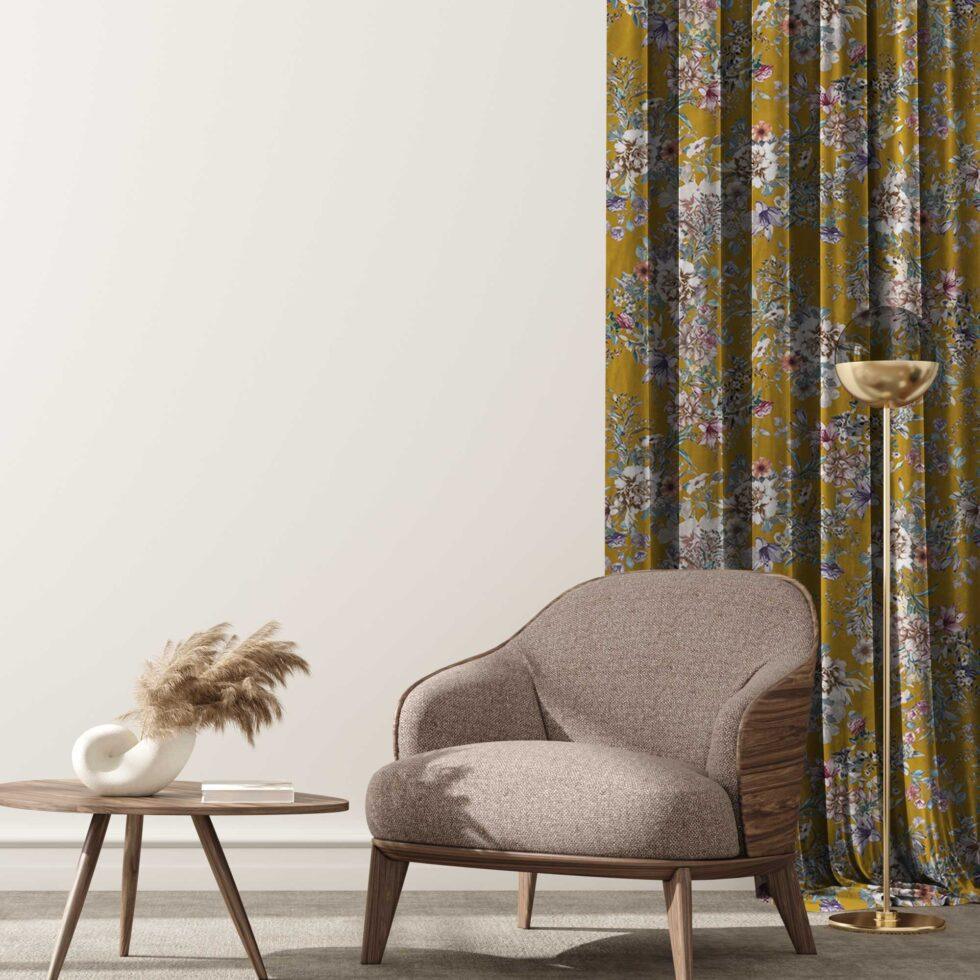 AdaHome Eyelet Curtains Collection Available in a Variety of Martials and Multicoloured - Code P203 - Image 2