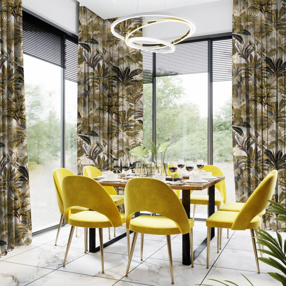 AdaHome Eyelet Curtains Collection Available in a Variety of Martials and Multicoloured - Code P201 - Image 3