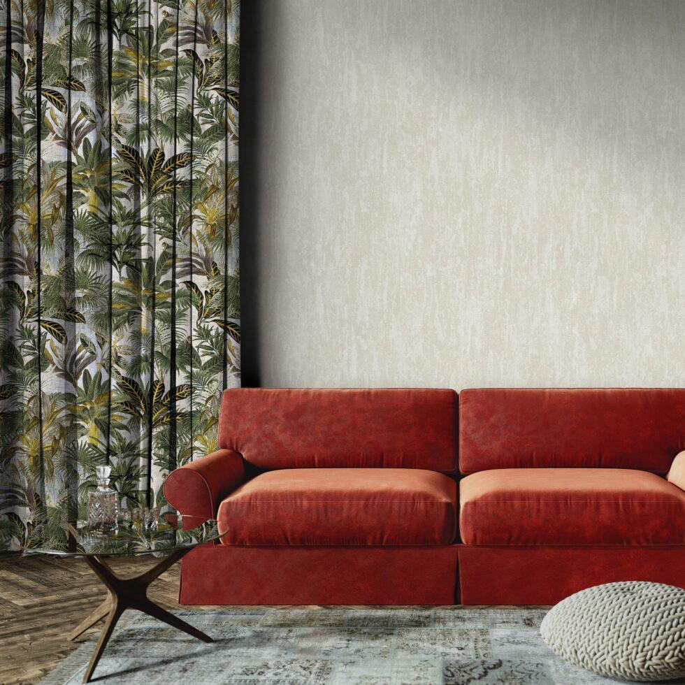 AdaHome Eyelet Curtains Collection Available in a Variety of Martials and Multicoloured - Code P201 - Image 2