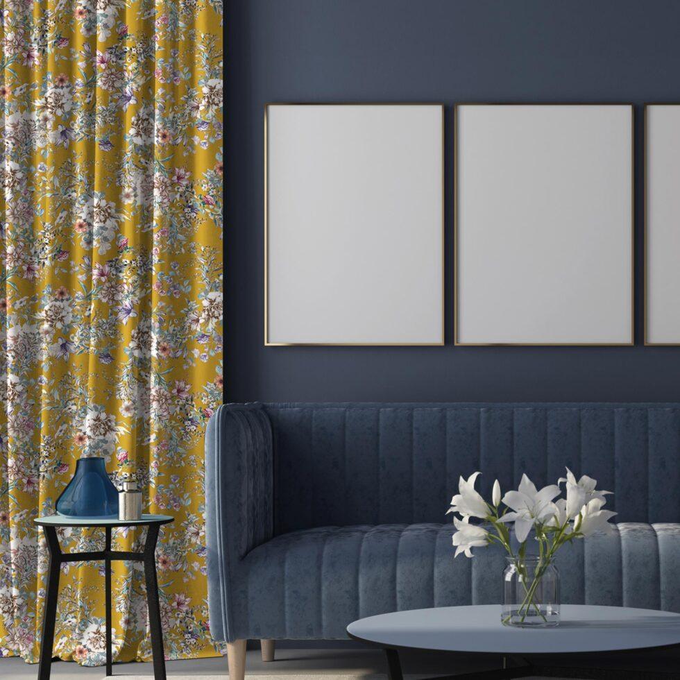 AdaHome Eyelet Curtains Collection Available in a Variety of Martials and Multicoloured - Code P203 - Image 3