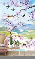 Art MURAL WALLPAPER, Available in Various Paper Texture, Code M1030. It is Produced as 105 CM WIDE ROLL PANELS. - Image 2