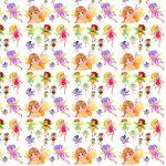 Little Girls Kids MURAL WALLPAPER, Available in Various Paper Texture, Code M1034. It is Produced as 105 CM WIDE ROLL PANELS.