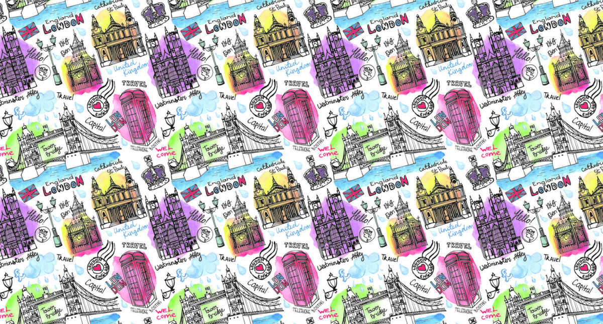 City Map Kids MURAL WALLPAPER, Available in Various Paper Texture, Code M1036. It is Produced as 105 CM WIDE ROLL PANELS. - Image 1