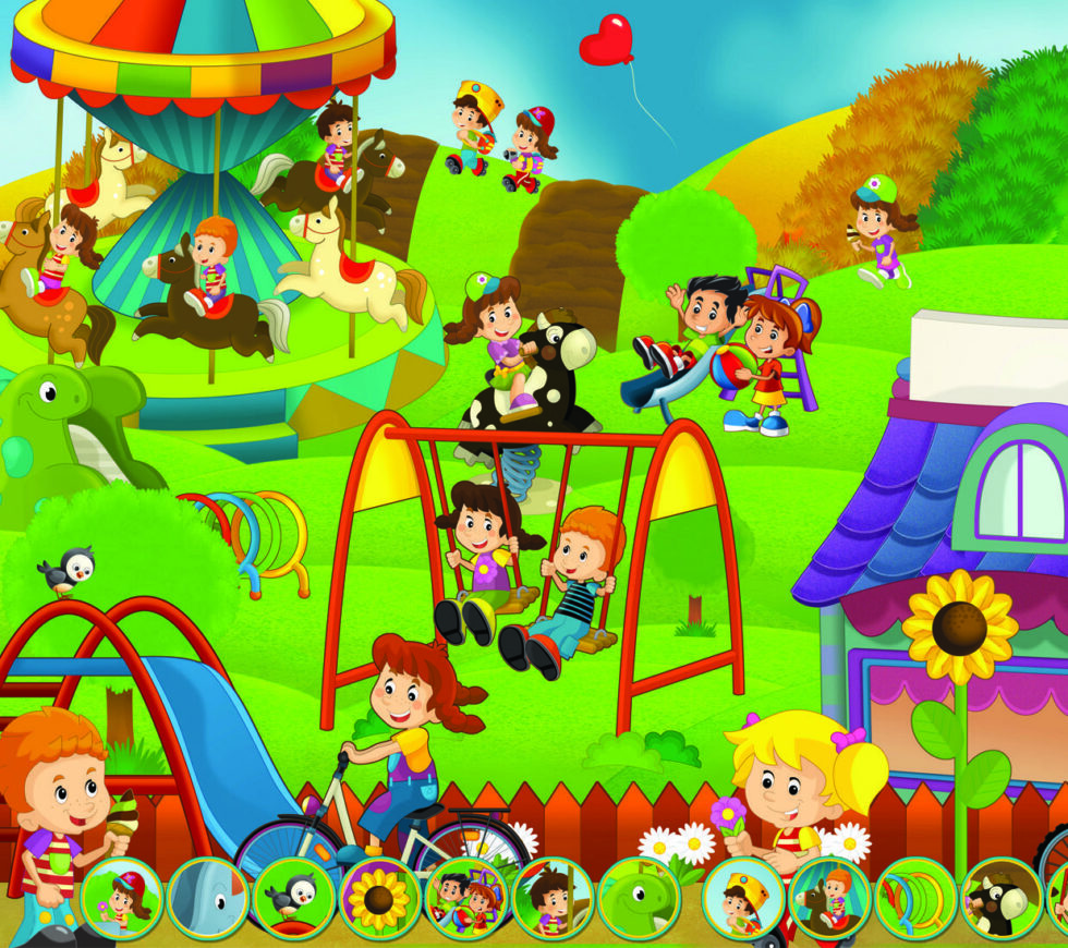 Code M1039 - Fanfare Kids Kids Mural Wallpaper - Image 2