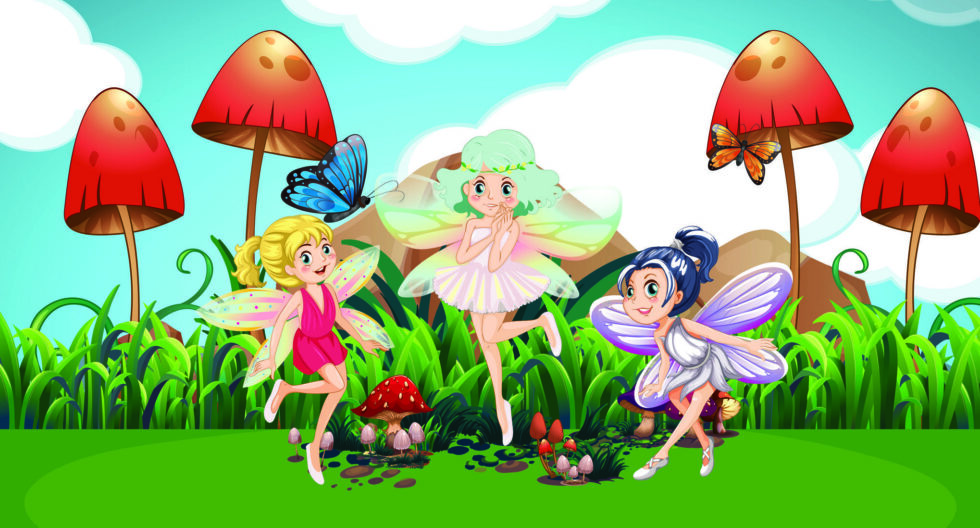 Code M1040 - Fairy Tale Kids Mural Wallpaper - Image 4